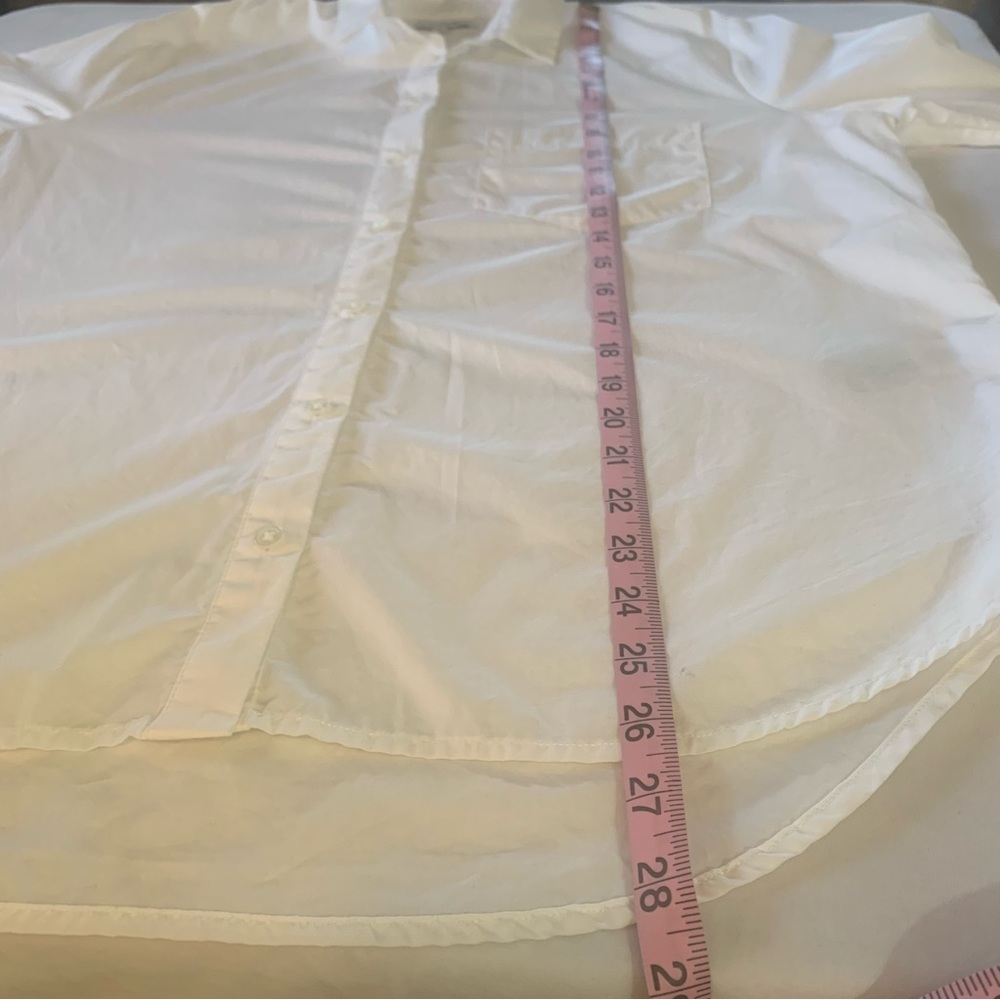Madewell White Button Down Long Sleeve Top Womens Size Small - Picture 8 of 11